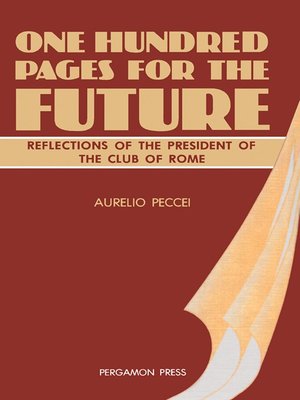 cover image of One Hundred Pages for the Future